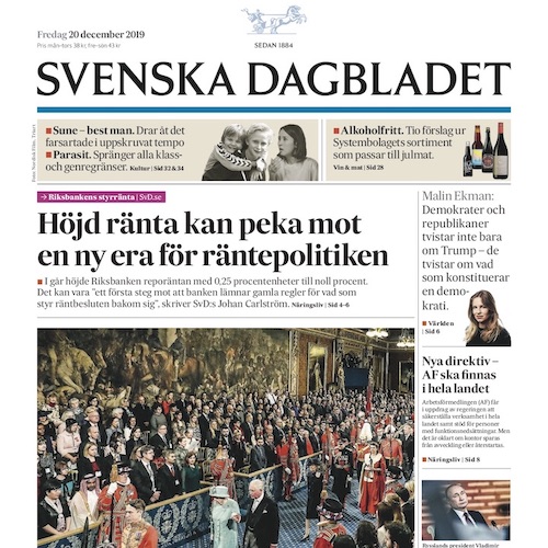 SVD front page